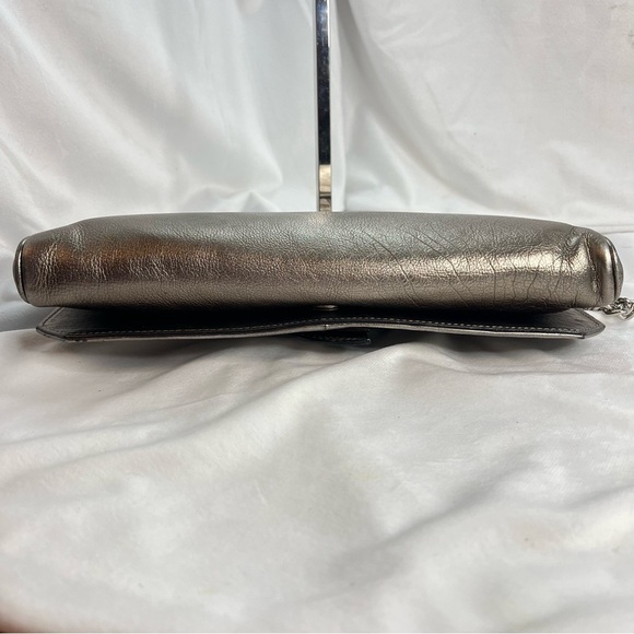 DONALD J PLINER Couture Sliver Foil Clutch / Wristlet - Picture 14 of 16